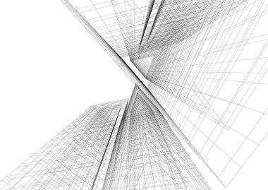 minimal geometrik şekiller, mimari çizgiler