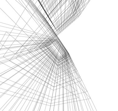 minimal geometrik şekiller, mimari çizgiler