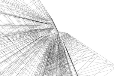 minimal geometrik şekiller, mimari çizgiler