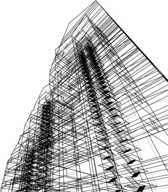 minimal geometrik şekiller, mimari çizgiler