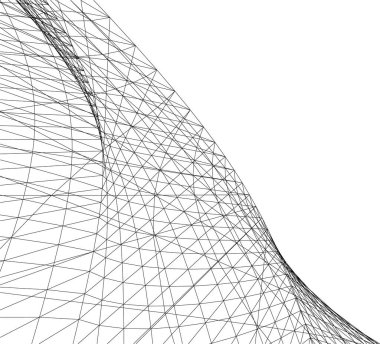 minimal geometrik şekiller, mimari çizgiler