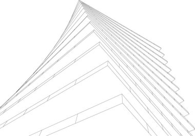 minimal geometrik şekiller, mimari çizgiler