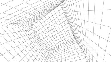 minimal geometrik şekiller, mimari çizgiler