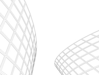 minimal geometrik şekiller, mimari çizgiler