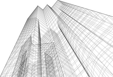 minimal geometrik şekiller, mimari çizgiler