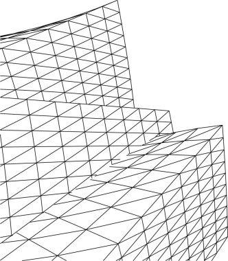 minimal geometrik şekiller, mimari çizgiler