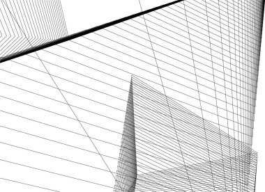 minimal geometrik şekiller, mimari çizgiler