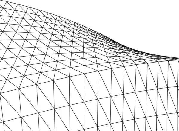 Formas Geométricas Mínimas Linhas Arquitetônicas — Vetor de Stock