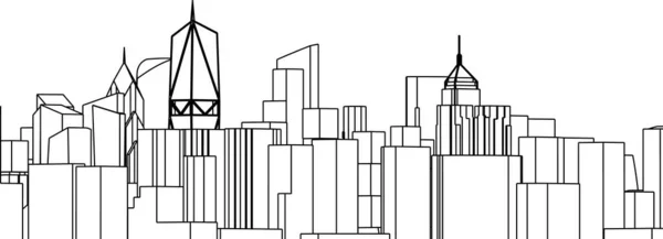 Formas Geométricas Mínimas Linhas Arquitetônicas —  Vetores de Stock