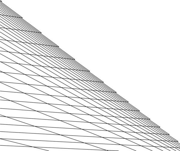 Formes Géométriques Minimales Lignes Architecturales — Image vectorielle