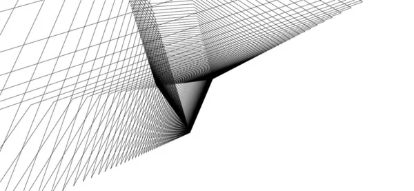 Minimale Geometrische Vormen Architectonische Lijnen — Stockvector