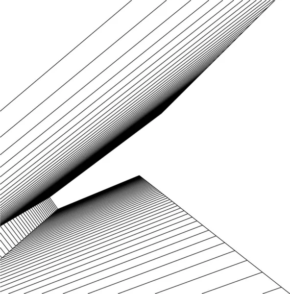 Formas Geométricas Mínimas Linhas Arquitetônicas — Vetor de Stock