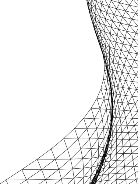 Formas Geométricas Mínimas Linhas Arquitetônicas —  Vetores de Stock