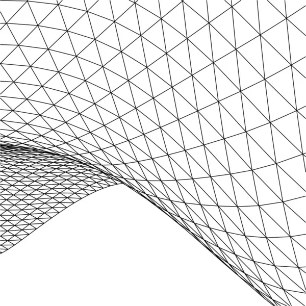 Abstrakcyjne Linie Rysunku Koncepcji Sztuki Architektonicznej Minimalne Kształty Geometryczne — Wektor stockowy