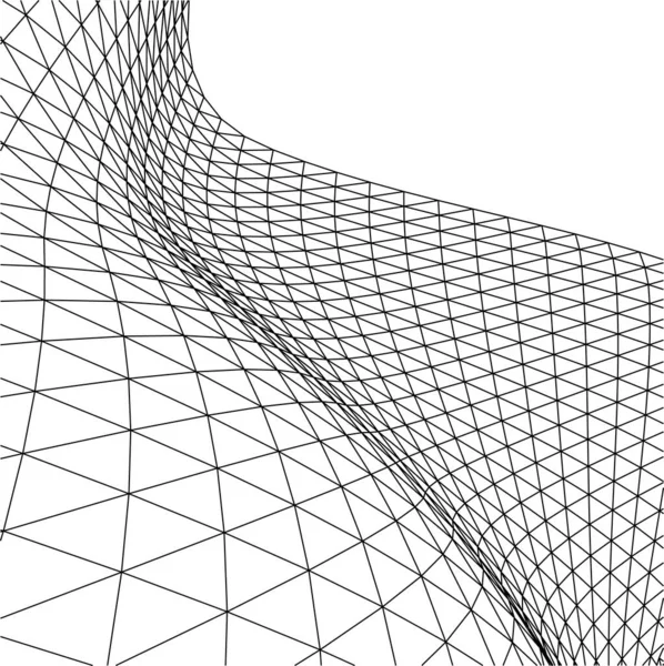 Linhas Abstratas Desenho Conceito Arte Arquitetônica Formas Geométricas Mínimas — Vetor de Stock