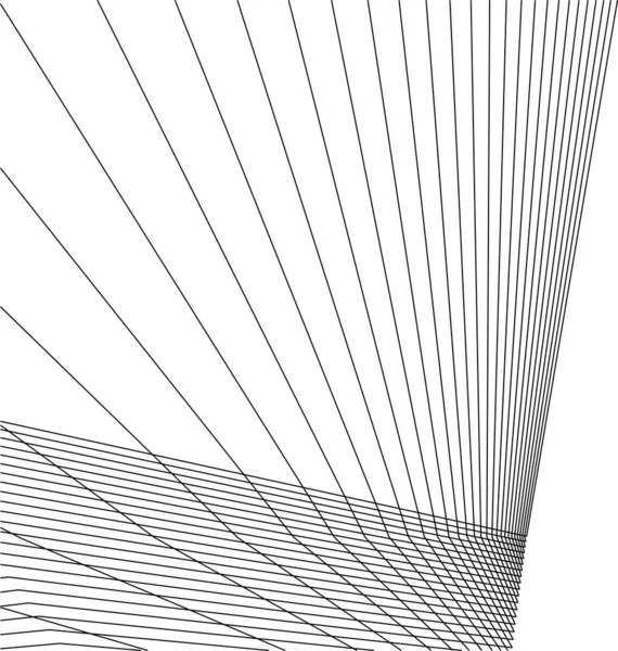 Minimale Geometrische Vormen Architectonische Lijnen — Stockvector