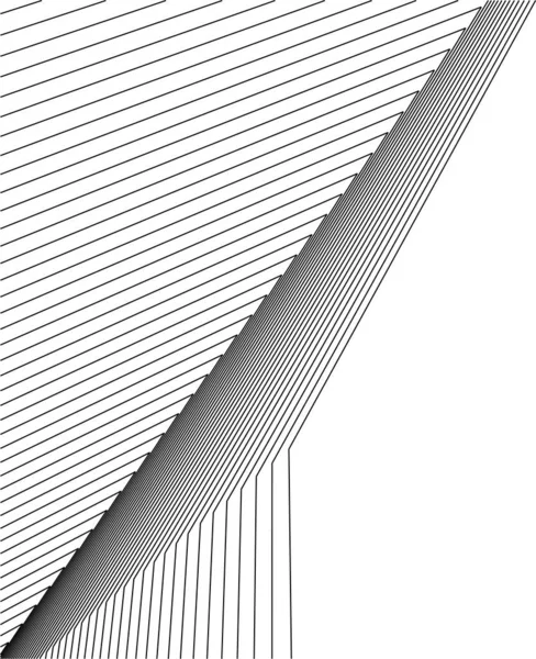 Lignes Dessin Abstraites Dans Concept Art Architectural Formes Géométriques Minimales — Image vectorielle