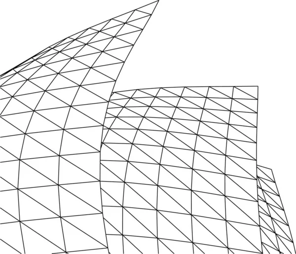 Formes Géométriques Minimales Lignes Architecturales — Image vectorielle