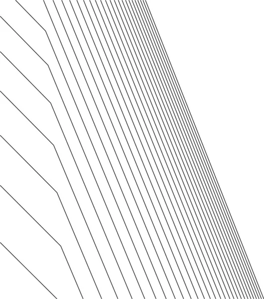 Elvont Rajzvonalak Építészeti Képzőművészetben Minimális Geometriai Formák — Stock Vector