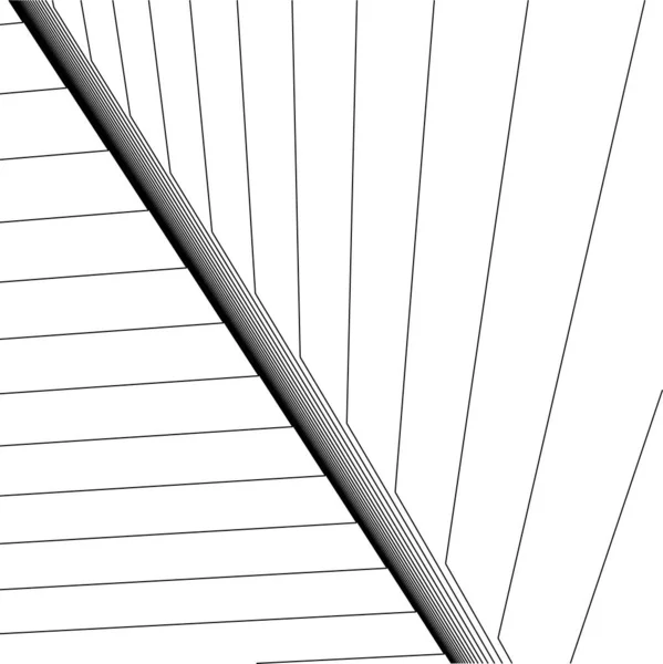 Formas Geométricas Mínimas Linhas Arquitetônicas — Vetor de Stock