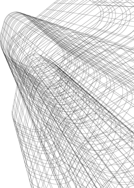 建筑3D背景图 — 图库矢量图片