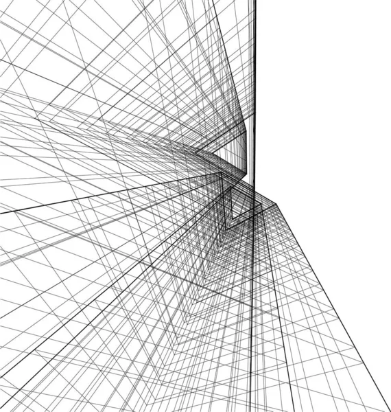 建筑3D背景图 — 图库矢量图片