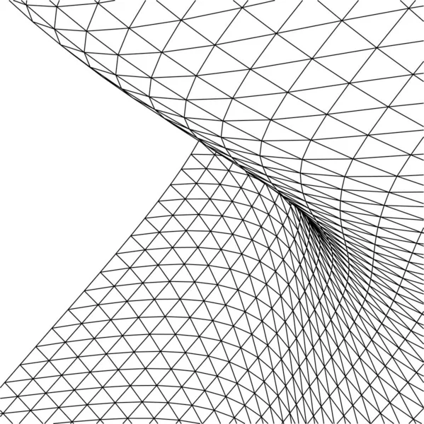 Lignes Dessin Abstraites Dans Concept Art Architectural Formes Géométriques Minimales — Image vectorielle