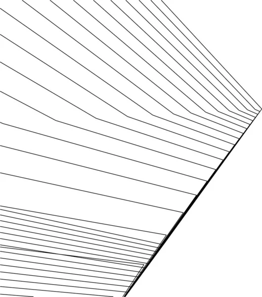 Minimale Geometrische Formen Architektonische Linien — Stockvektor