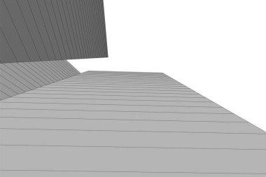 minimal geometrik şekiller, mimari çizgiler