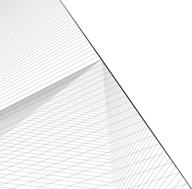 minimal geometrik şekiller, mimari çizgiler