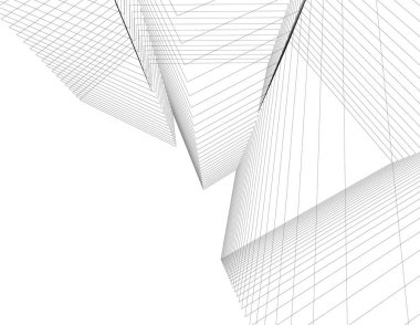 minimal geometrik şekiller, mimari çizgiler