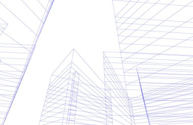 minimal geometrik şekiller, mimari çizgiler