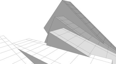 minimal geometrik şekiller, mimari çizgiler