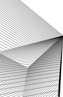 minimal geometrik şekiller, mimari çizgiler