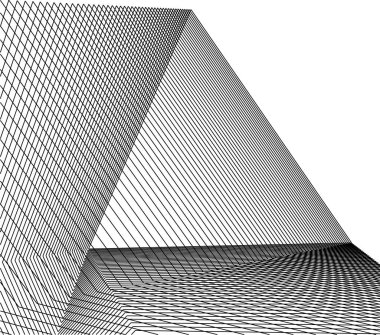 minimal geometrik şekiller, mimari çizgiler