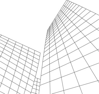 minimal geometrik şekiller, mimari çizgiler
