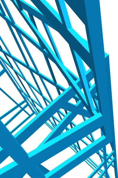 Abstrakcyjne Linie Rysunku Koncepcji Sztuki Architektonicznej Minimalne Kształty Geometryczne — Wektor stockowy