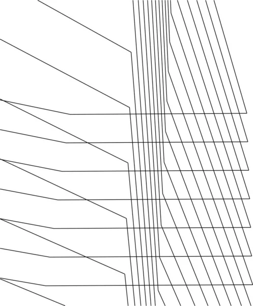 最小几何形状 建筑线 — 图库矢量图片