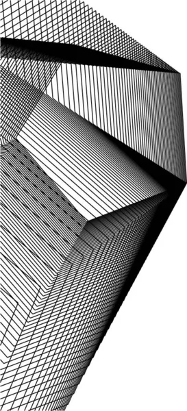 Forme Geometriche Minimali Linee Architettoniche — Vettoriale Stock