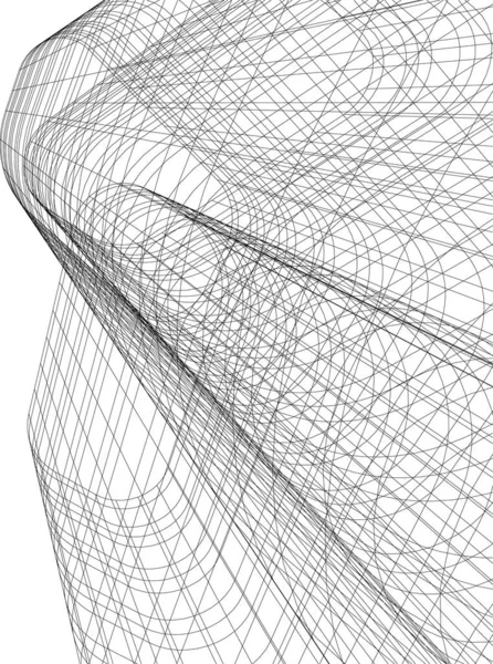 Arquitectura Edificio Ilustración Sobre Fondo — Archivo Imágenes Vectoriales