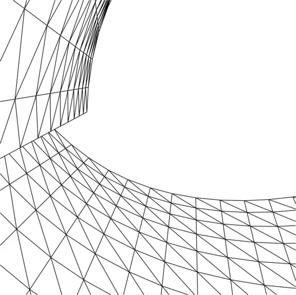 Formas Geométricas Mínimas Líneas Arquitectónicas — Vector de stock