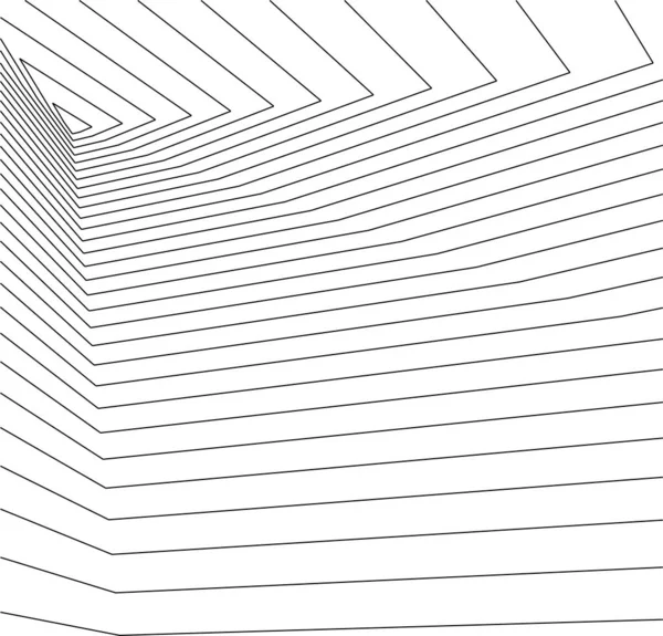 Elvont Rajzvonalak Építészeti Képzőművészetben Minimális Geometriai Formák — Stock Vector