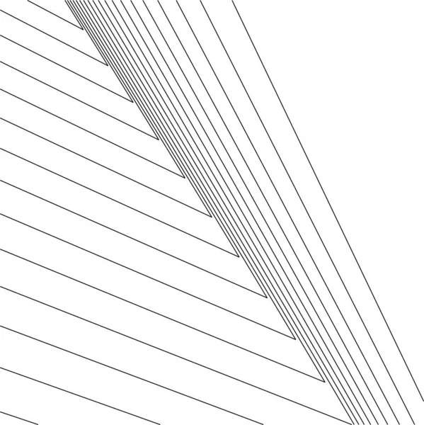 Elvont Rajzvonalak Építészeti Képzőművészetben Minimális Geometriai Formák — Stock Vector