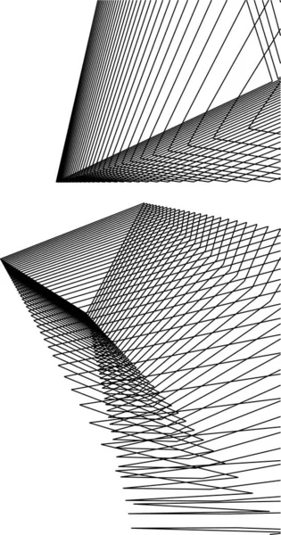 Formas Geométricas Mínimas Linhas Arquitetônicas — Vetor de Stock