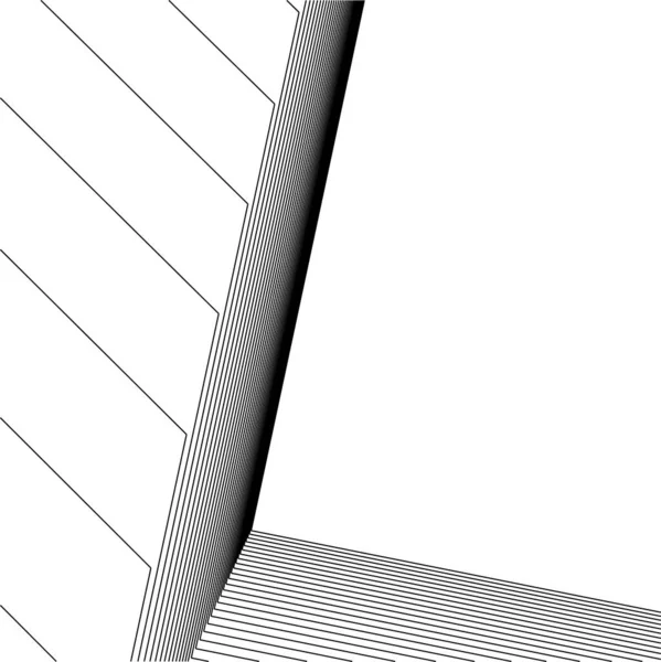 Formas Geométricas Mínimas Linhas Arquitetônicas — Vetor de Stock