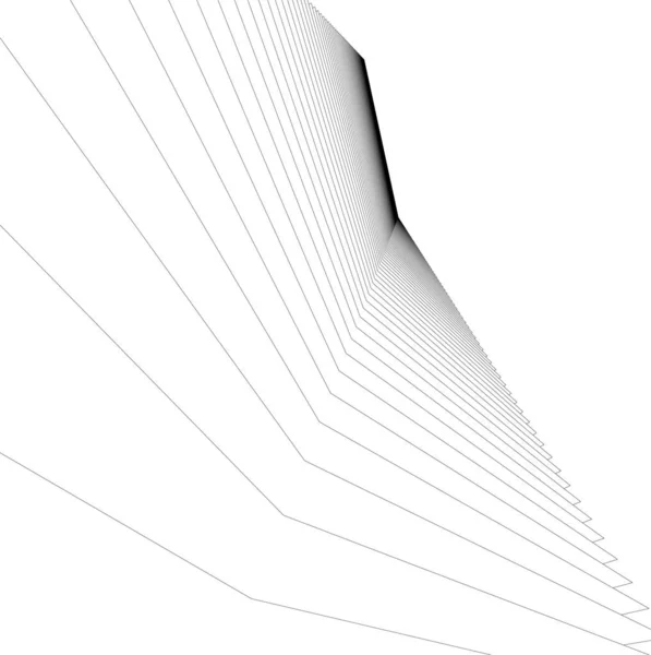 Minimale Geometrische Formen Architektonische Linien — Stockvektor