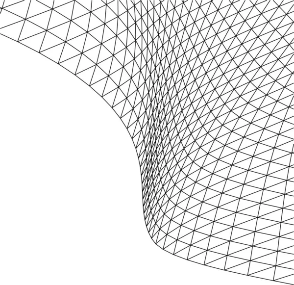 Abstracte Tekenlijnen Architectonisch Kunstconcept Minimale Geometrische Vormen — Stockvector