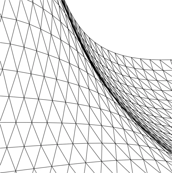 Líneas Abstractas Dibujo Concepto Arte Arquitectónico Formas Geométricas Mínimas — Archivo Imágenes Vectoriales