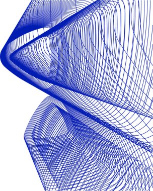 Beyaz zemin üzerine mimari sanat konseptinde soyut çizgiler, minimum geometrik şekiller.