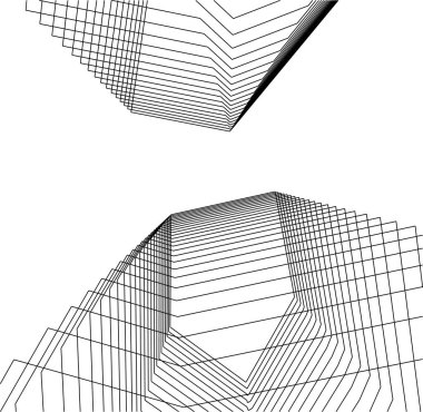 minimal geometrik şekiller, mimari çizgiler